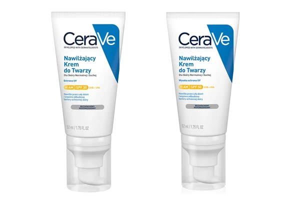 CeraVe Nawilżający krem do twarzy SPF 30 i SPF 50